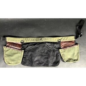 Winchester Guns & Ammo Hunting Shell Pouch Waist Belt Canvas Leather